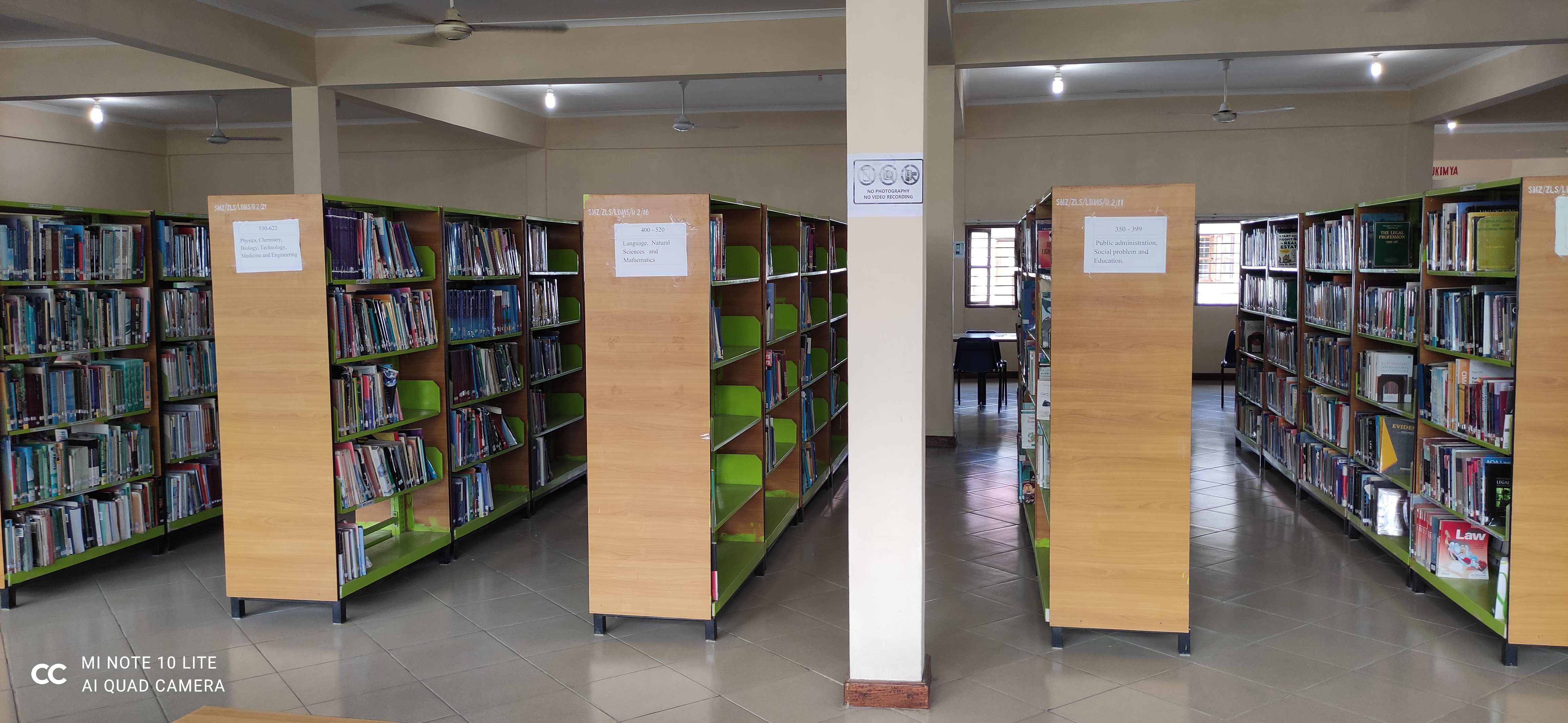 Library processing background